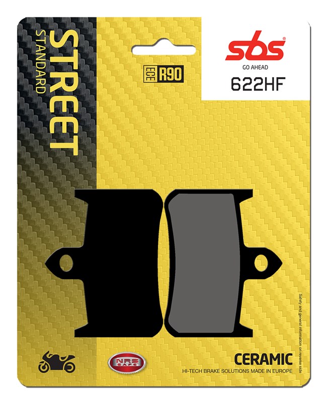 SBS brake pads KH187 street standart ceramic HONDA rs 250r 91-92, rvf 400rr 90-96 colour black (622HF)